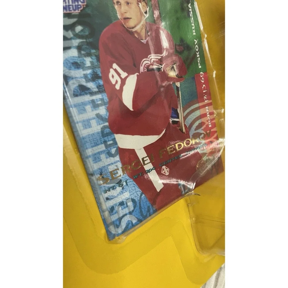 1995 Kenner Starting Lineup Sergei Federov Detroit Red Wings NHL Figure VTG